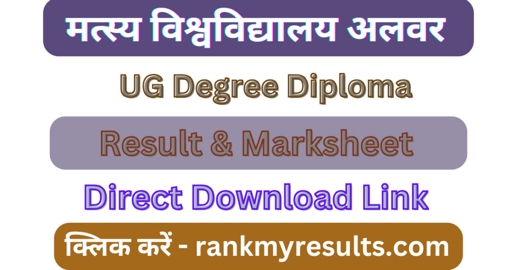 RRBMU BA Result